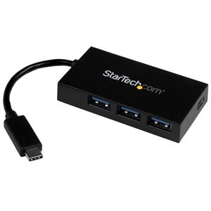 Turn a USB Type-C port on your laptop into three USB Type-A charge-and-sync ports (5Gbps) and one USB Type-C port