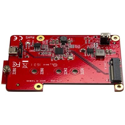 Connect an M.2 SATA drive to your development board, to increase data storage capacity