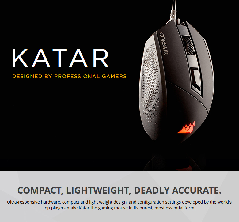 Corsair KATAR Gaming Mouse, 8000 DPI, sale Ba