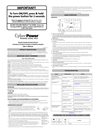 CyberPower CP550SLG Battery Backup UPS - User Manual