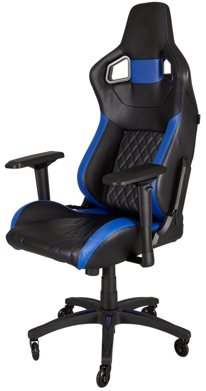 SILLA GAMING CORSAIR T1 RACE BLUE - Inversiones Lazer