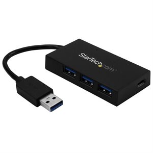 Add four USB 3.0 (5Gbps) ports to your laptop, including three USB Type-A ports, and one USB Type-C port