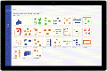 slide 2 of 10, zoom in, visio professional 2016