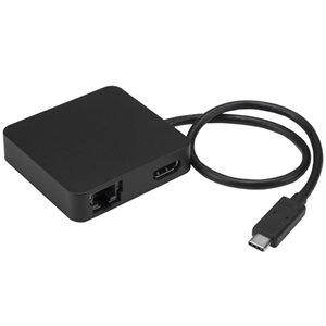 Add HDMI, Gigabit Ethernet, USB-A, and USB-C ports (5Gbps) to your laptop through a single USB Type-C™ cable