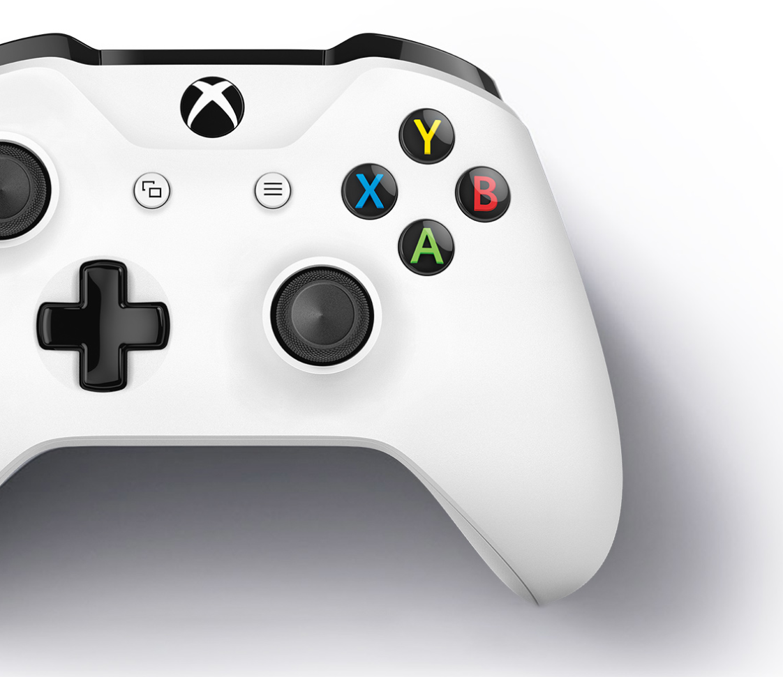 Restored Microsoft Xbox One S 1TB Console, White (Refurbished) 