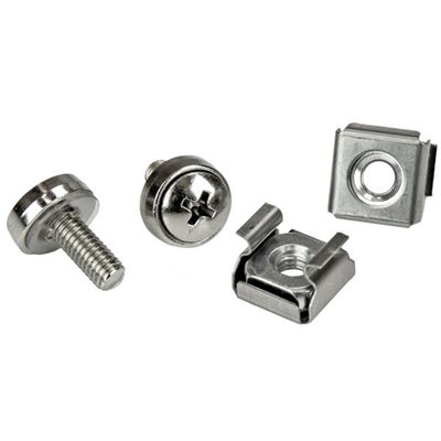 Install your rack-mountable hardware securely with these high quality cabinet mounting screws and cage nuts