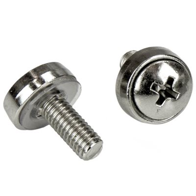 20-pack of M5 rack screws and M5 cage nuts