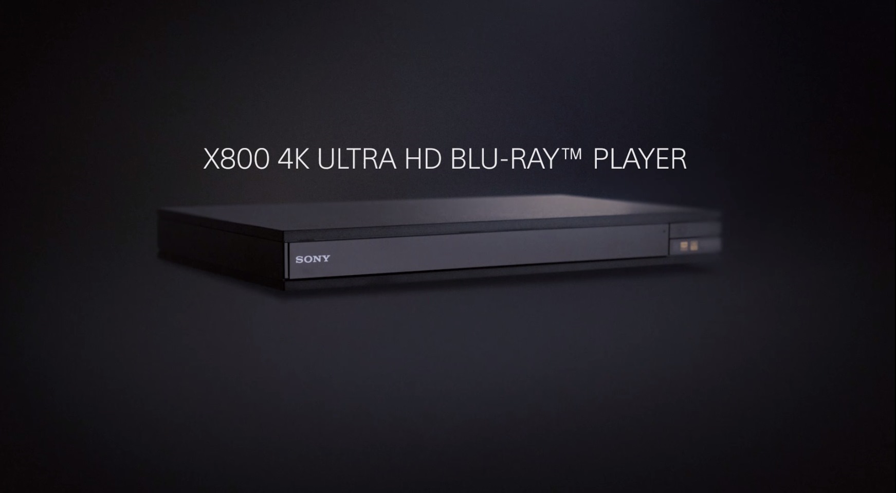 thumbnail video image 2 of Sony 4K UHD Wi-Fi Built-in Blu-ray Player with HDR Compatibility - UBP-X800, 2 of 5