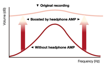 Der integrierte Kopfhörerverstärker verstärkt jedes Klangdetail!