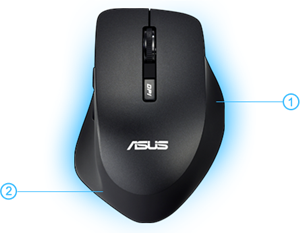 Souris Gamer ASUS Noir - Référence 90XB0280-BMU000, Pour Joueurs Exigeants