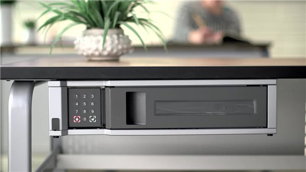 thumbnail video image 2 of Bretford TechGuard 10-Bay Charging Locker - Charging stand - AC 110 V - output connectors: 30 - United States, 2 of 4