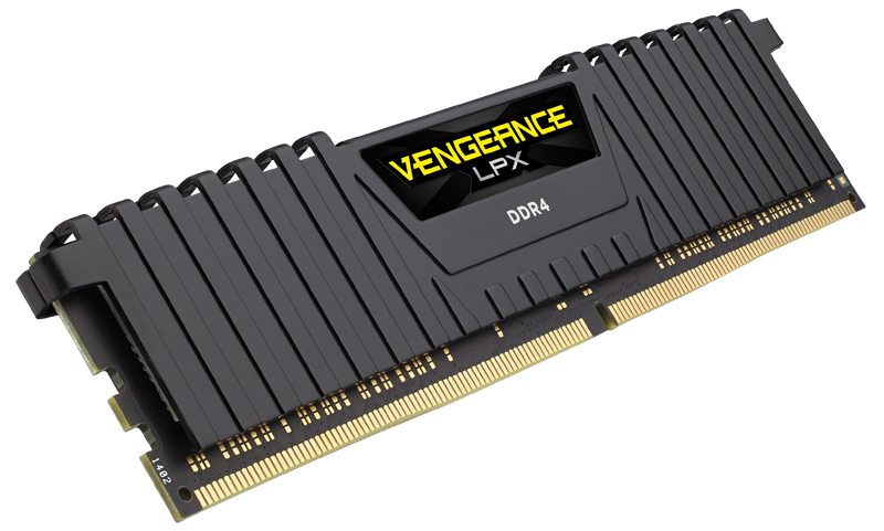 メモリー CORSAIR DDR4-2666MHz VENGEANCE LPX 64GB Corsair Vengeance LPX 4x16GB DDR4 2666MHz 288pin DIMM RAM Kit