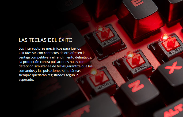 Teclado Gamer Corsair K63 / Cherry MX Red / Alámbrico / Negro /  CH-9115020-SP