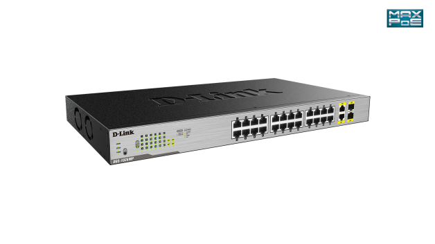 folie 1 von 3, vergrößern, dgs‑1026mp 26 port gigabit max poe switch