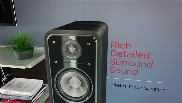 Polk Audio Signature S15 Home Theater Stereo Pair, Compact