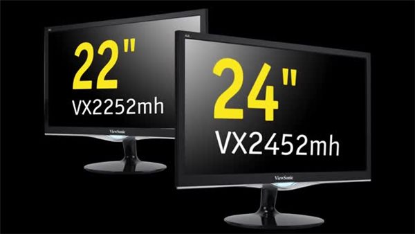 ViewSonic VX2252MH 22 Inch 2ms 60Hz 1080p Gaming Monitor with HDMI 