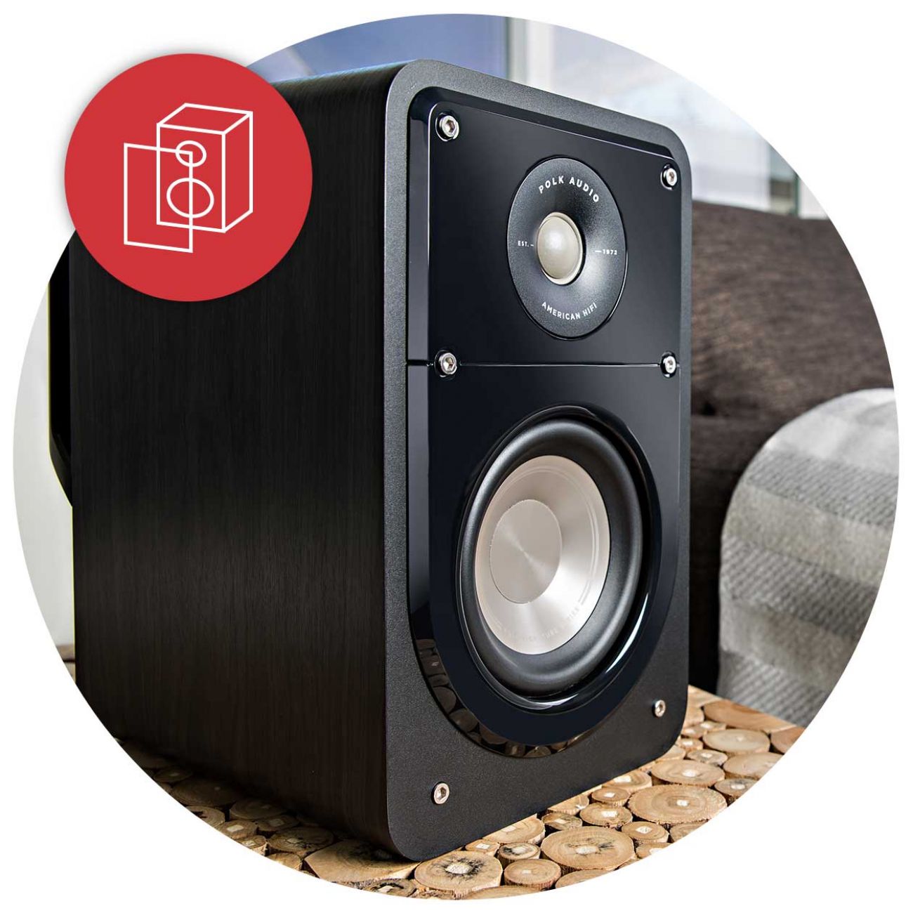 Polk Audio MXT15 Hi-Fi Compact Bookshelf Speaker (Pair) – AV Shack