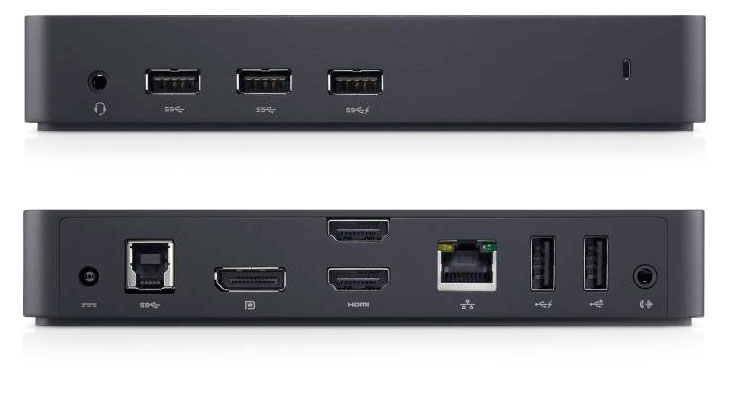 Dell - D3100 - docking station - USB - 2 x HDMI, DP - GigE - 452-BBPG