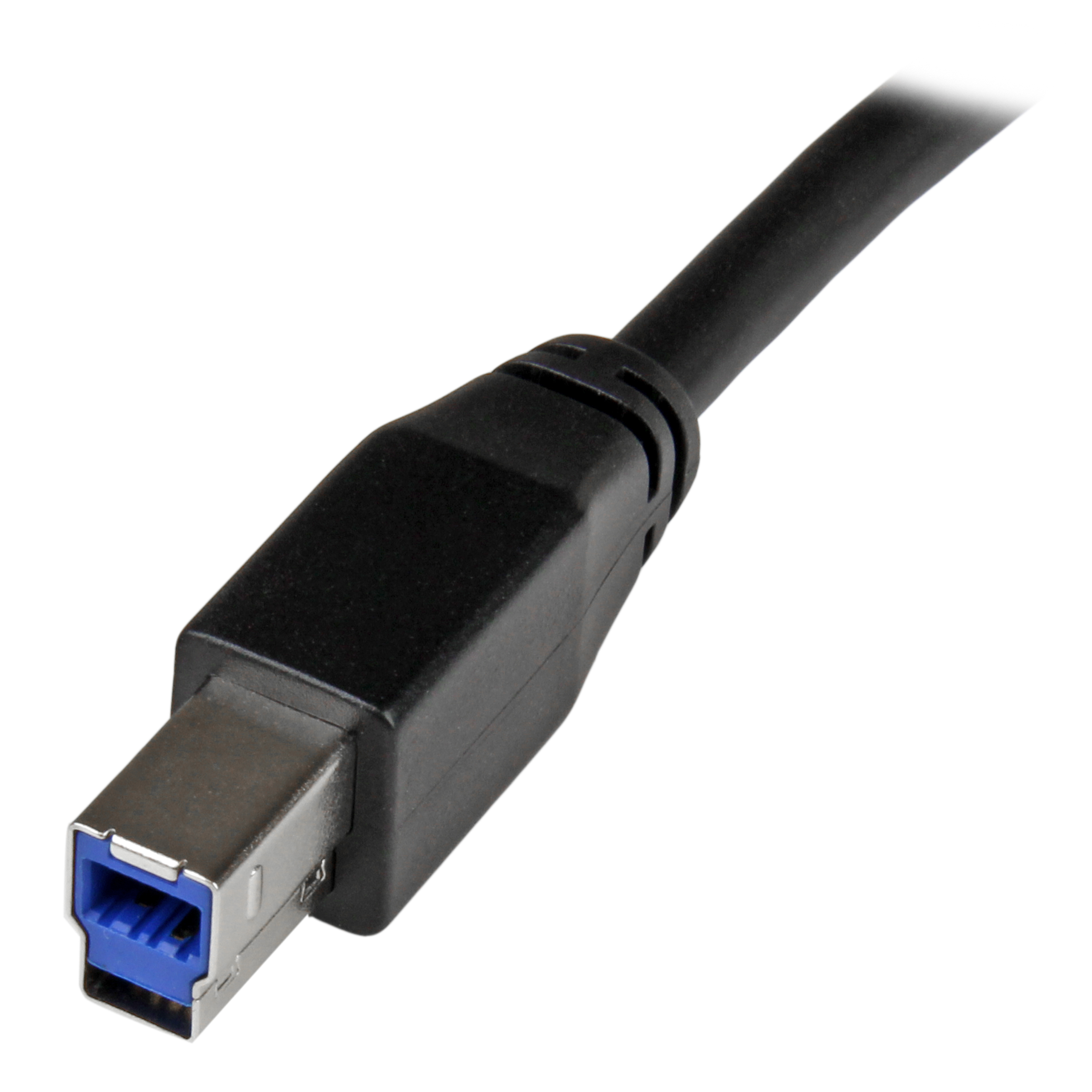 StarTech.com Câble USB 3.0 actif USB-A vers USB-B de 5 m - Cordon USB A  vers B - USB 3.1 Gen 1 (5 Gb/s) - M/M - Noir - câble USB 