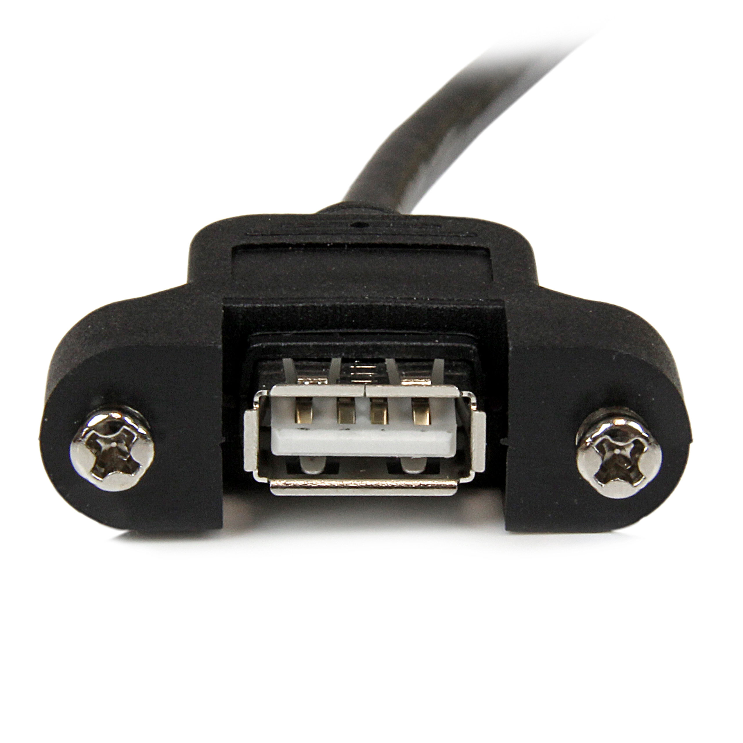 EXTENSOR CONECTOR USB-B/H MONTAJE PANEL 30CM