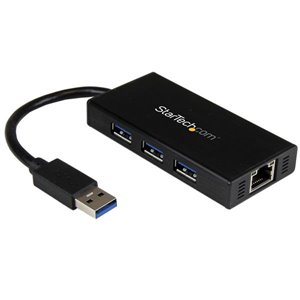 Add 3 external USB 3.0 ports with UASP and a Gigabit Ethernet port to your Ultrabook™ or laptop through a single USB 3.0 port