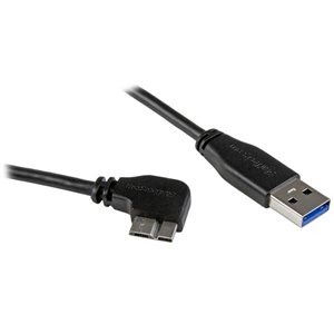 Position your USB 3.0 Micro devices with less clutter and according to your configuration needs, with a thin, more flexible cable