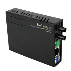 Convert and extend a 10/100 Mbps Ethernet connection up to 2 km over Multi Mode ST fiber