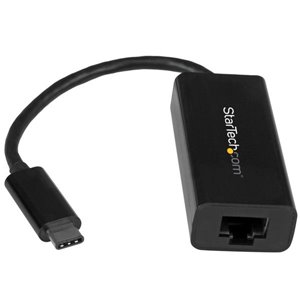 Connect to a Gigabit network through the USB Type-C port on your computer