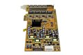 slide 6 of 6, zoom in, add 4 gigabit power over ethernet ports to a pci express-enabled computer