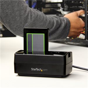 Top-loading design for easy drive access