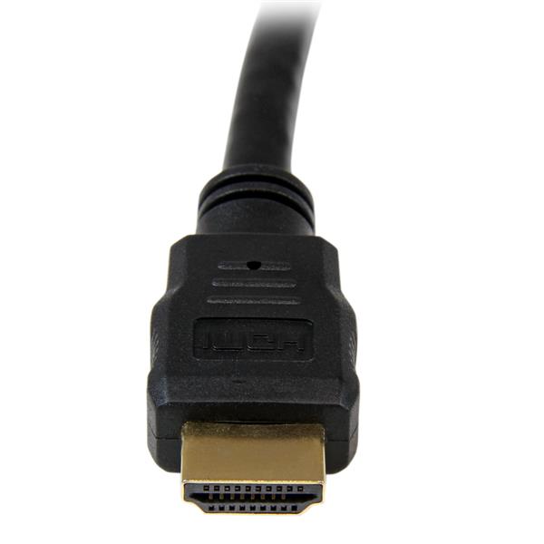 1 Mètre Super Slim Souple Câble HDMI 32Awg Noir