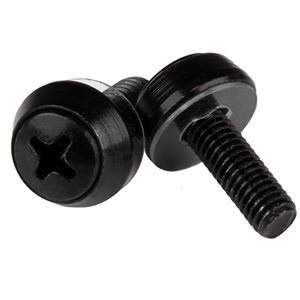 Install your rack-mountable hardware securely with these high-quality screws