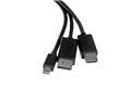 folie 4 von 6, vergrößern, schließen sie ihren hdmi-, displayport- oder mini displayport-laptop an ein hdmi-display oder -projektor an