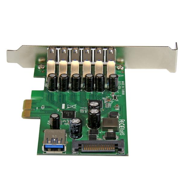 StarTech.com 7 Port PCI Express USB 3.0 Card - Standard & Low 