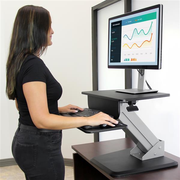 StarTech.com Active Anti-Fatigue Mat for Standing Desks, 26 x