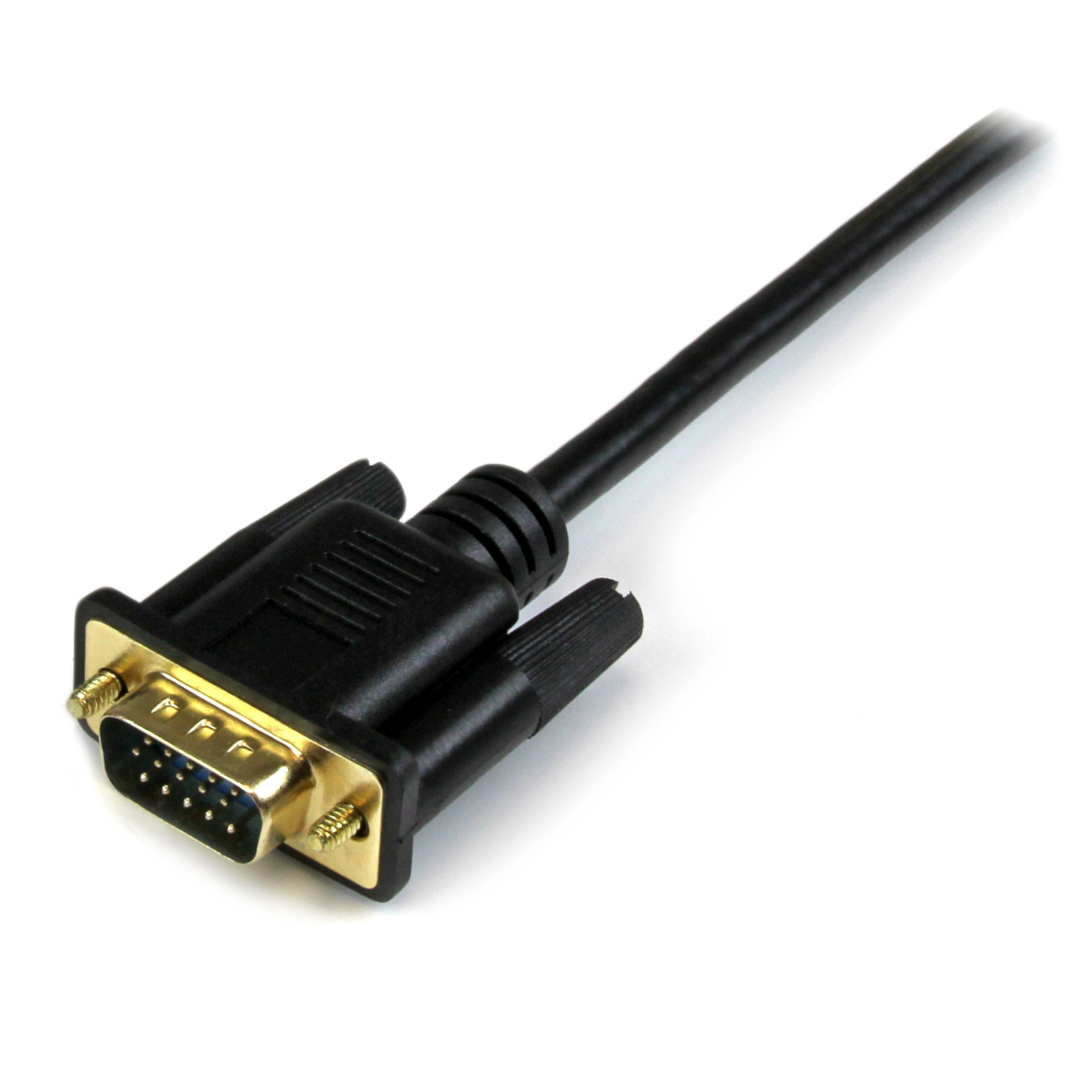 StarTech.com Adaptateur / Convertisseur HDMI vers VGA pour ordinateur de  bureau / ordinateur portable / Ultrabook - M/F - 1920x1080 - Noir  (HD2VGAE2), Convertisseurs vidéo