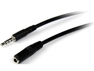 StarTech.com 2m 3.5mm 4 Position TRRS Headset Extension Cable - M/F