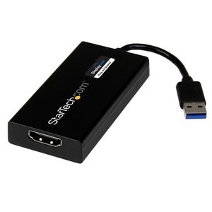 Connect an additional HDMI display to your PC with USB 3.0 technology capable of playback at 4K
