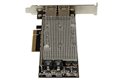 slide 3 of 4, zoom in, add two 10 gigabit ethernet ports (10gbps) to a client, server or workstation through one pci express slot
