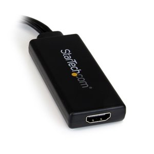 Convierta una señal VGA de un laptop u ordenador a HDMI (con alimentación USB)