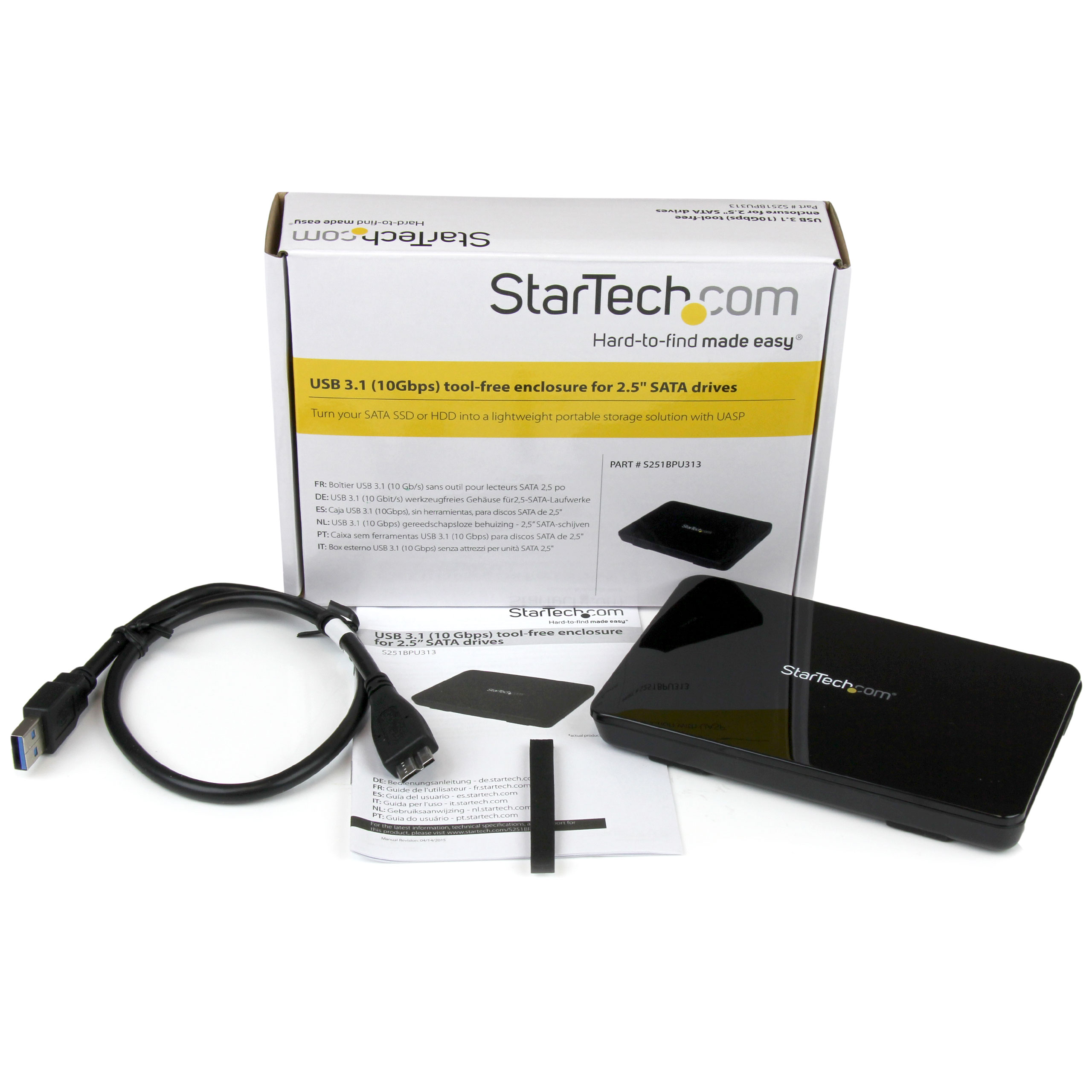 StarTech.com Boîtier USB 3.1 (10 Gb/s) dual slot pour SSD M.2 SATA