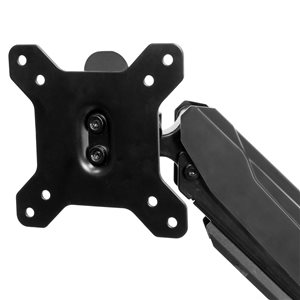 Full-motion arms with articulation and spring-assisted height adjustment