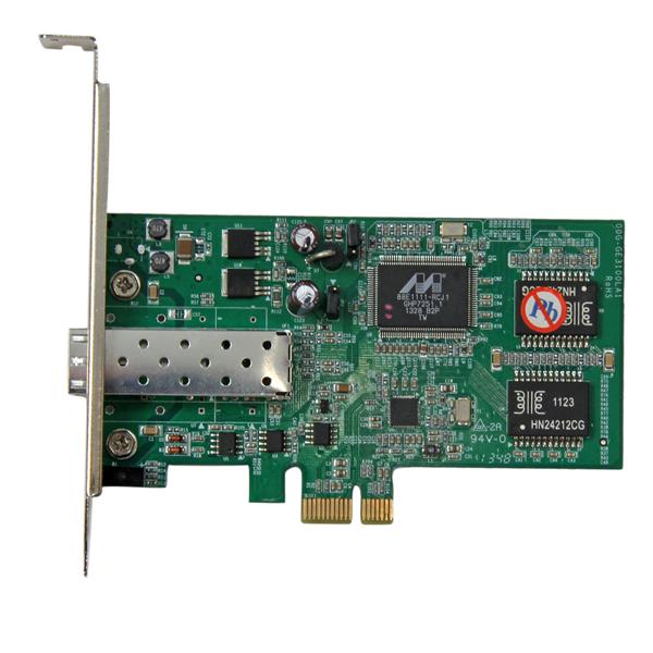 slide 4 of 4, show larger image, connect a pci express-based desktop or rackmount pc directly to a fiber optic network using the gigabit sfp of your choice