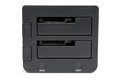 folie 3 von 4, vergrößern, docken sie zwei 2,5-zoll- oder 3,5-zoll-sata iii-ssds/hdds über usb 3.0 mit uasp