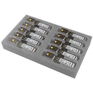Maximize cost-savings and performance with this bulk pack of RJ45 Mini-GBIC modules