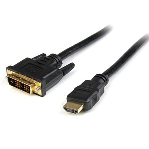 Connectez votre écran compatible DVI-D ou HDMI® avec un enchevêtrement de câble réduit