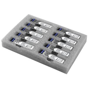 Maximize cost-savings and performance with this bulk pack of single-mode/ multi-mode Mini-GBIC modules