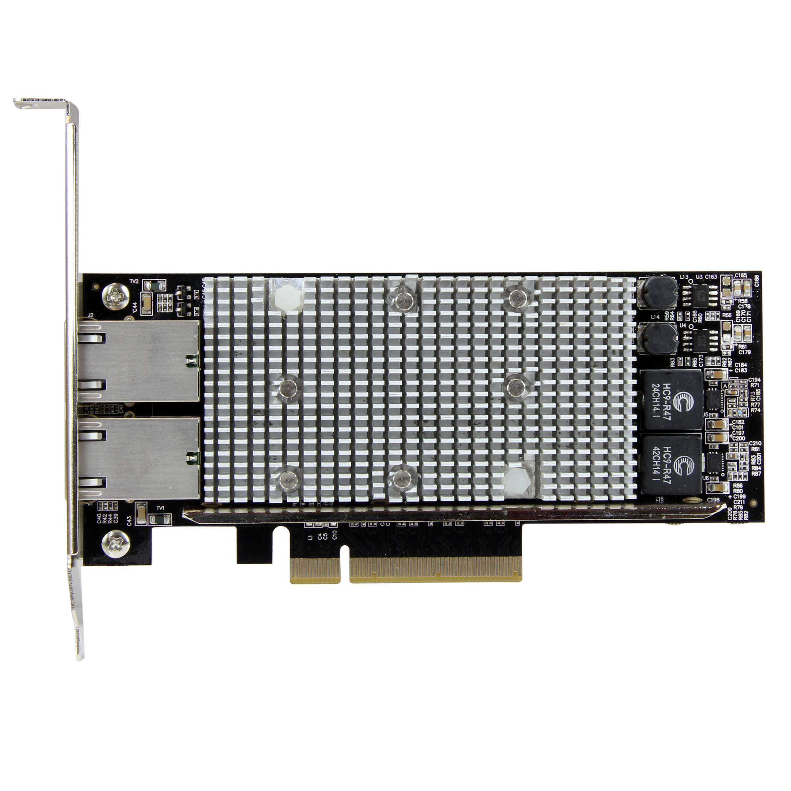 slide 1 of 4, show larger image, add two 10 gigabit ethernet ports (10gbps) to a client, server or workstation through one pci express slot