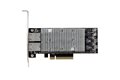 slide 1 of 4, zoom in, add two 10 gigabit ethernet ports (10gbps) to a client, server or workstation through one pci express slot