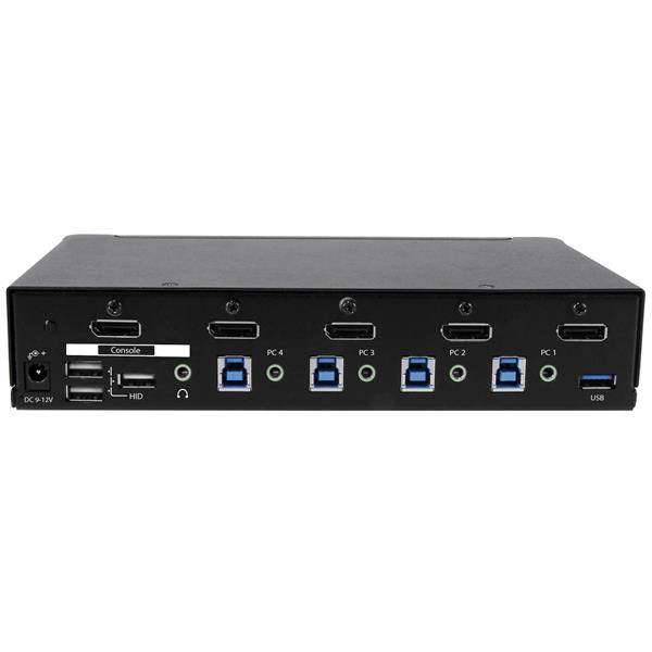 NEW newest StarTech SV431DPU3A2 4-Port DisplayPort KVM Switch - DP with Built-in USB